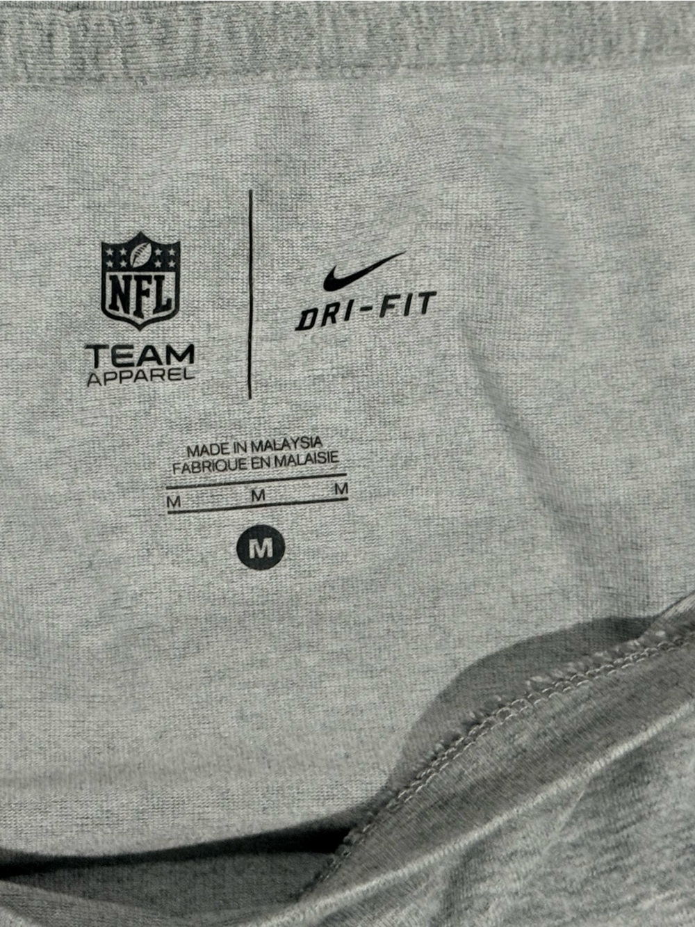 Nike Gray Dri-FIT NFL Cowboys Team Sweatshirt Size M - Picture 6 of 7